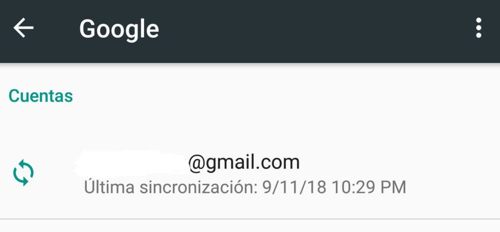 configurar cuenta de gmail