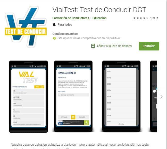 VialTest: Test de Conducir DGT.