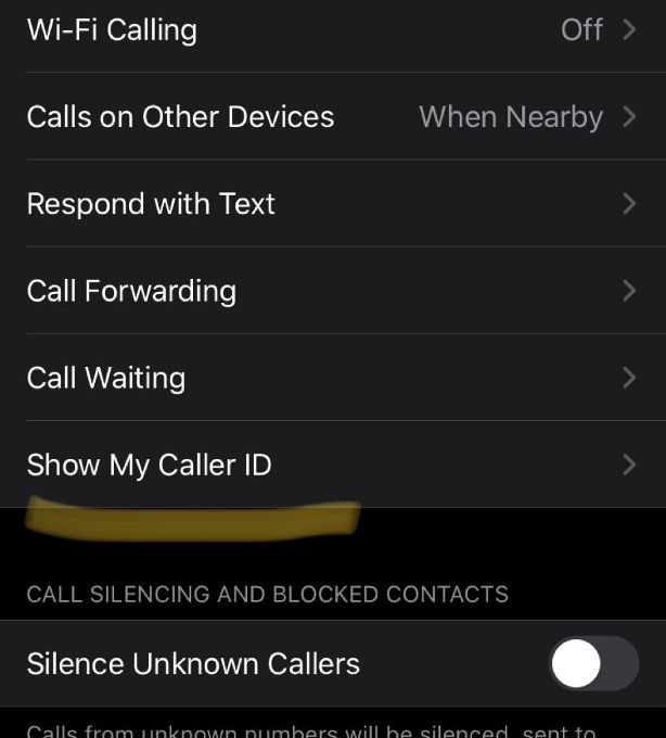 Set Up Private Calls in iPhone