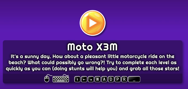 jugar a moto x3m friv
