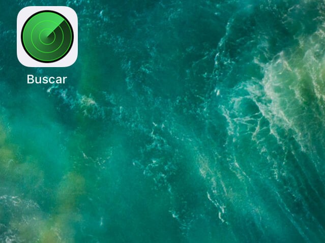 App “Buscar” o Findmy de un iPhone.