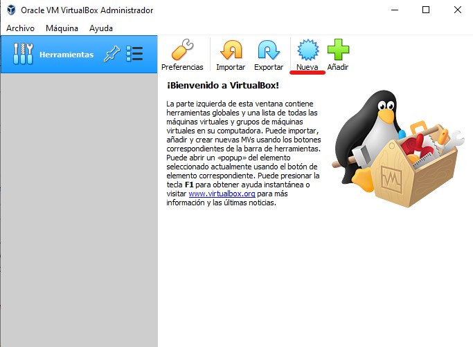 Instalar Linux en maquina virtual