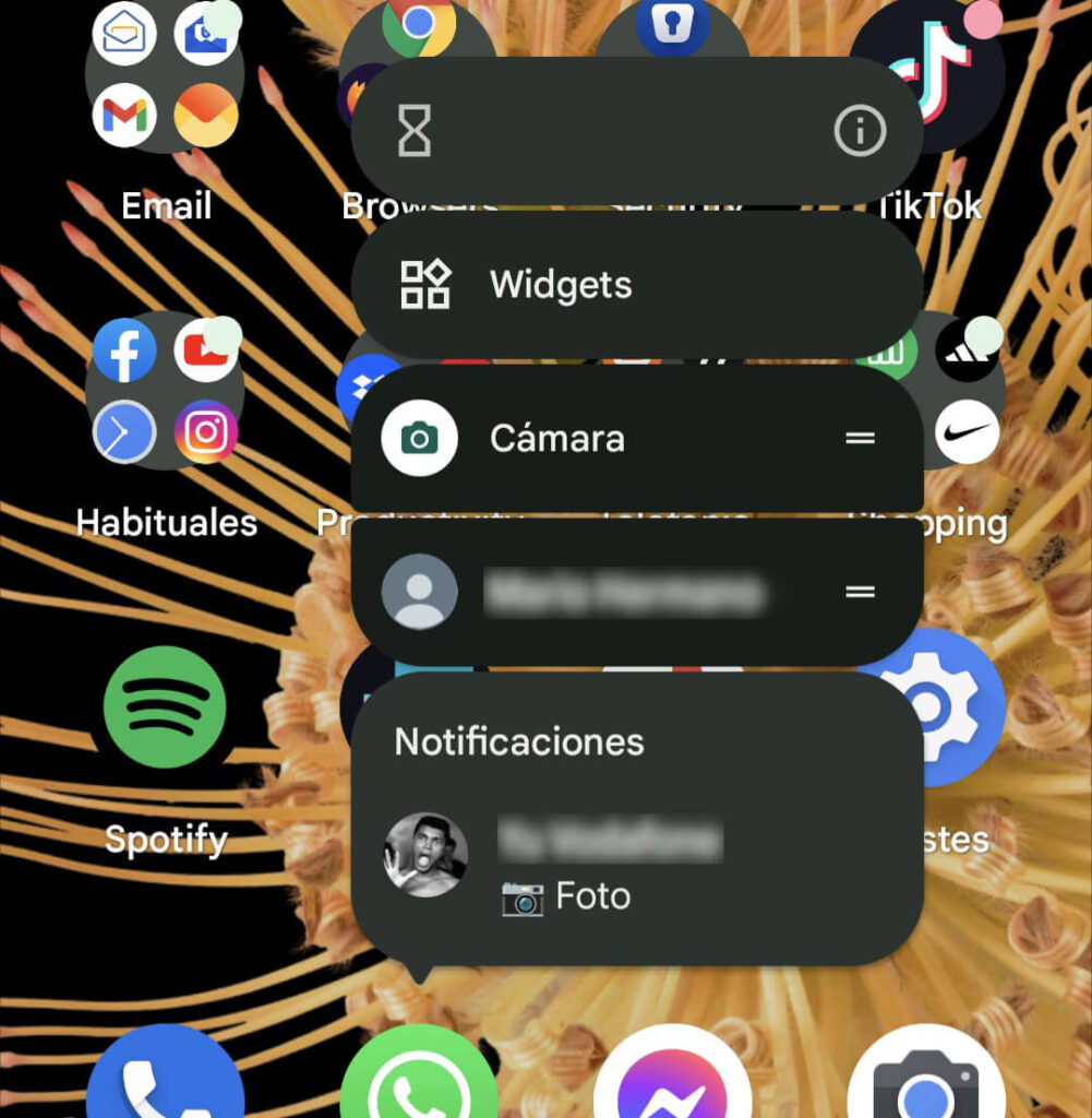 menu secreto de whatsapp en android