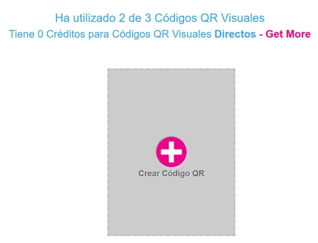 Botón “Crear Código QR” de Visualead.