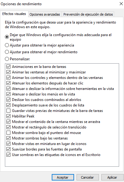 Cambia la apariencia de Windows 10.