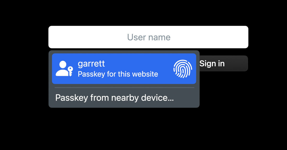 Passkeys en IOS16