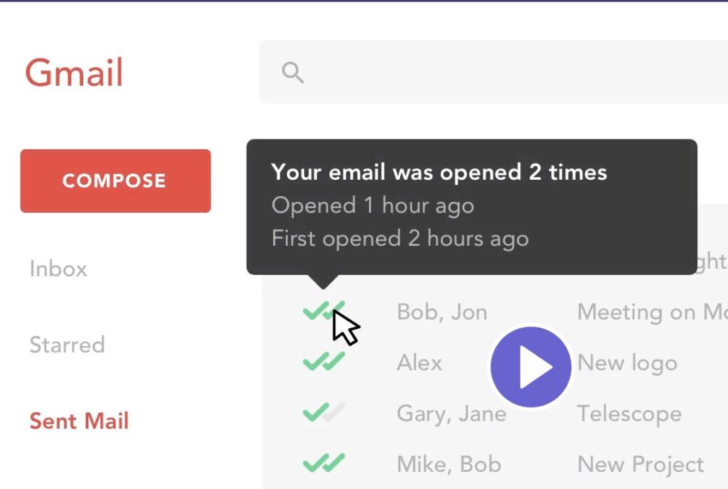 Confirmación de lectura en Gmail con Mailtrack