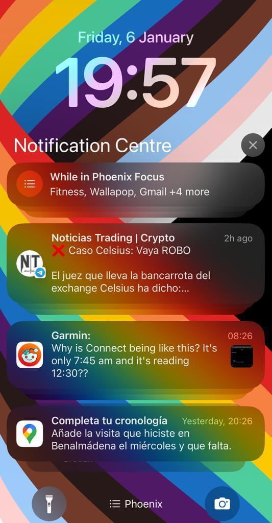 Notifications in IOS Notification Center