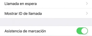 Llamada oculta en iPhone