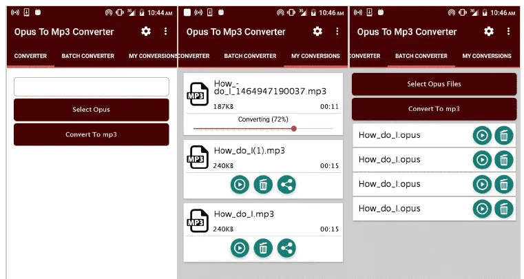 Conversión mp3 whatsapp app aplicaciones android