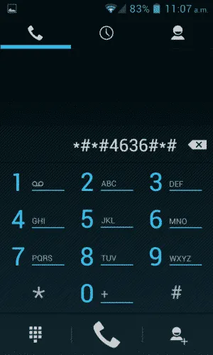 código *#*#4636#*#*