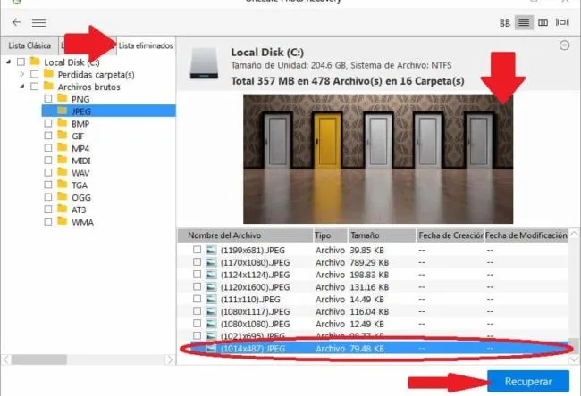 One Safe Data Recovery recupera foto eliminada 6