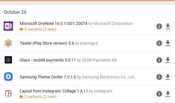 APKMIRROR alternativa a google play store