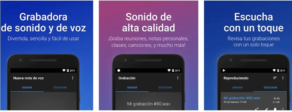 Hi-Q MP3 Grabador de Voz (Gratis)
