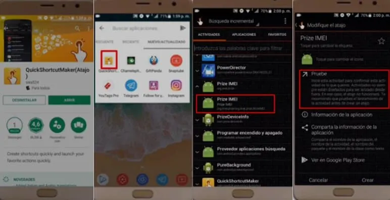 App for IMEI number change