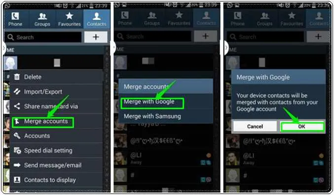 fusionar contactos duplicados android antiguos