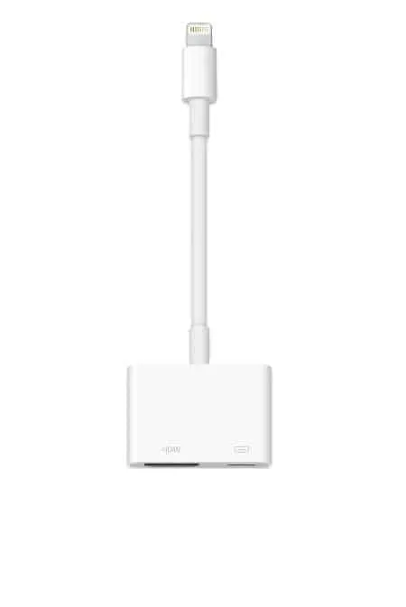 adaptador lighning a tv