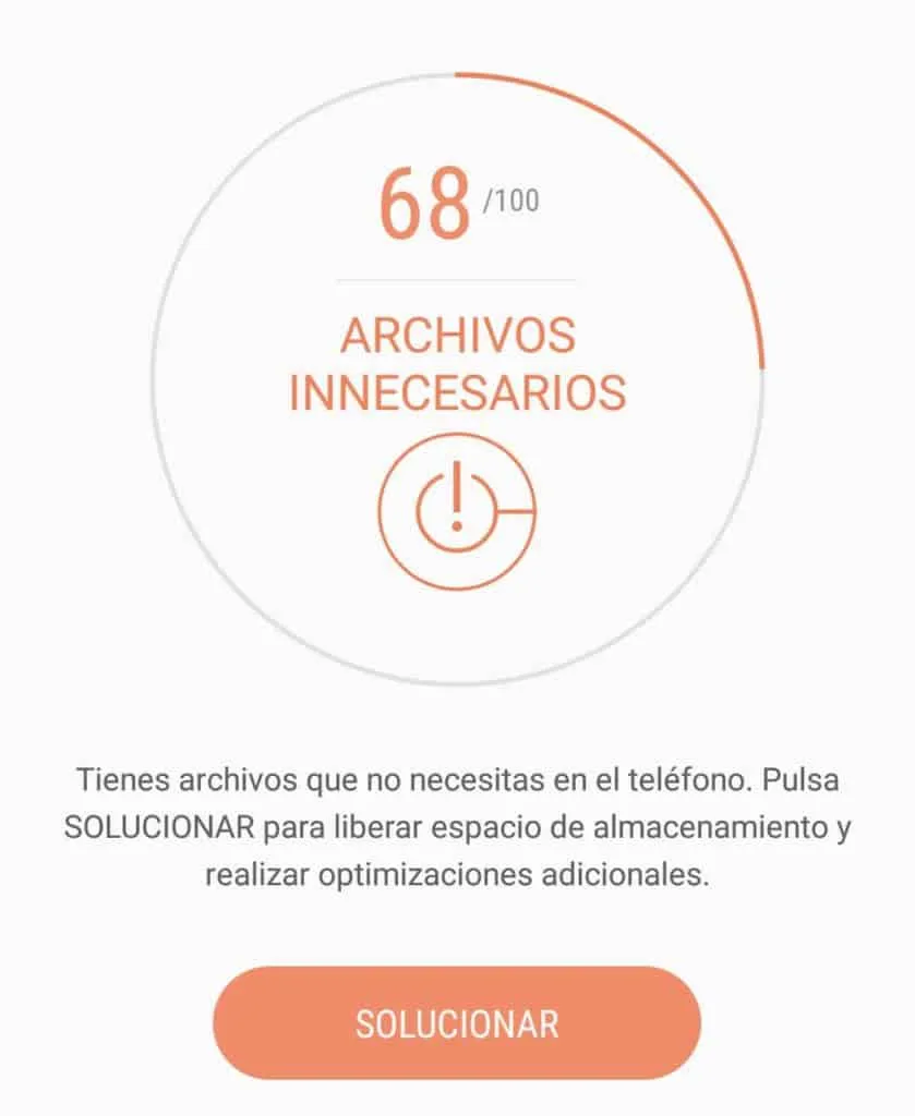 eliminar archivos innecesarios celular lento