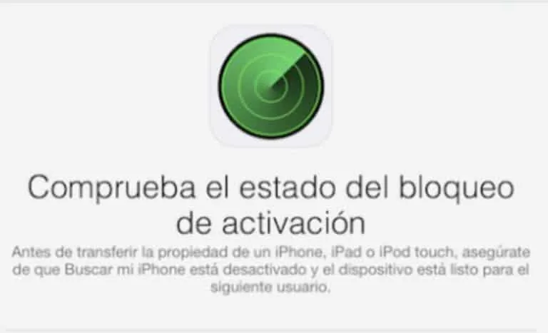bloqueo de activación de iphone