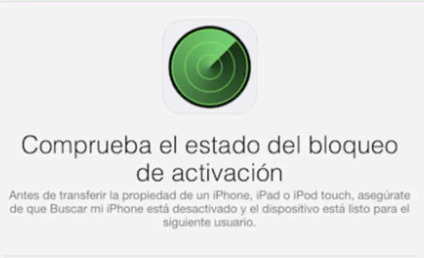 bloqueo de activación de iphone