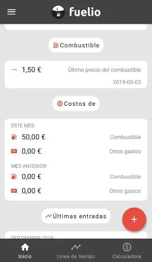 fuel.io app gasolina gasoil