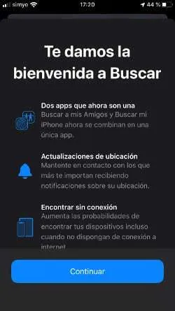 rastrear iPhone con find my