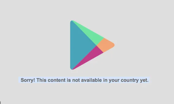 download app not available in your country