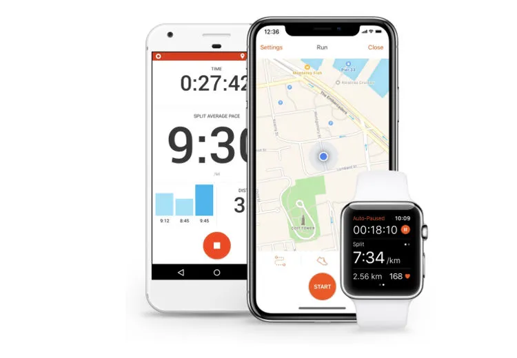 app sträva ubicación en tiempo real