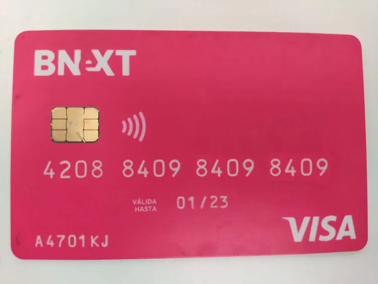 tarjeta debito bnext fintech