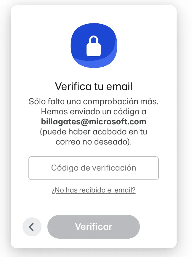 verificar mail wetransfer