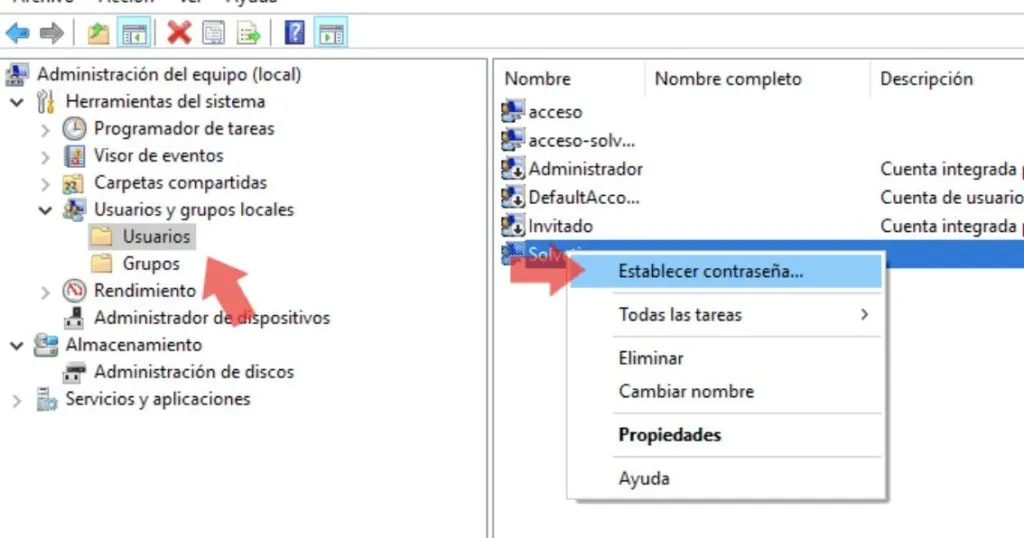 restablecer la contraseña de windows 10 sin formatear