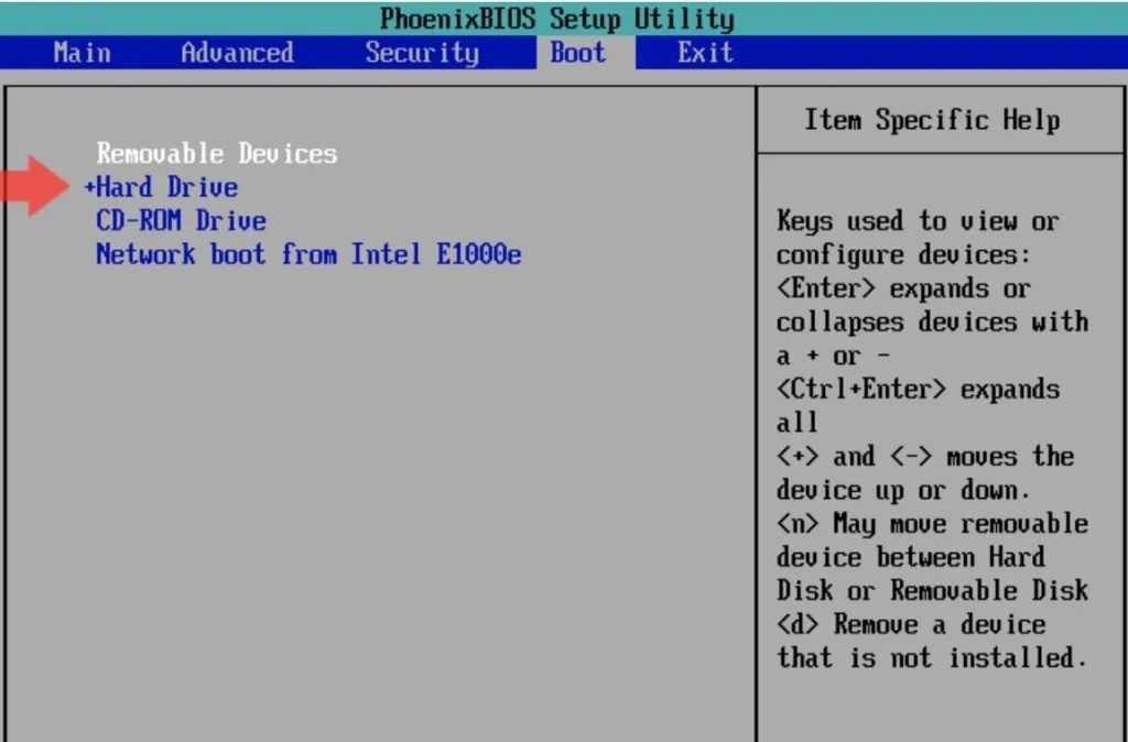 bios cambiar password windows 10