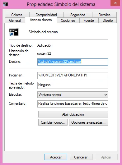 Cómo ejecutar la consola de comandos como administrador