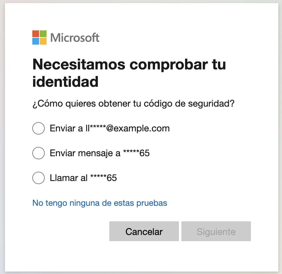 verificar identidad microsoft windows 10