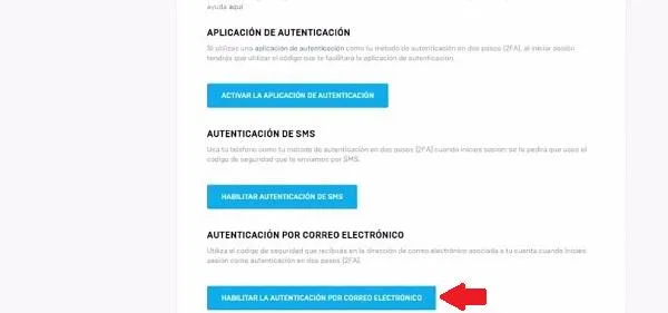 Activar la 2FA en Fortnite con el Correo Electrónico
