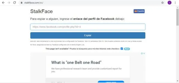 Usar StalkFace para ver fotos en Facebook sin ser amigos