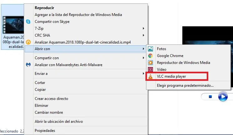 Cómo enviar un video desde VLC a Chromecast