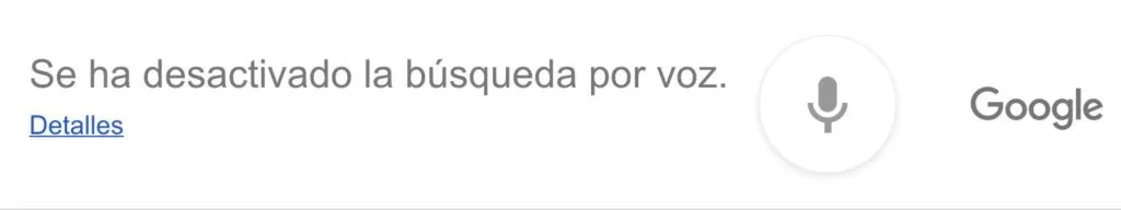 como activar las busquedas de voz