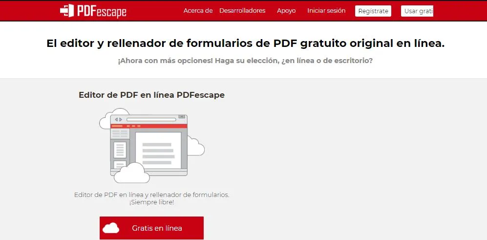 Cómo crear un PDF editable con PDFescape