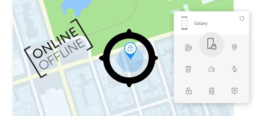 rastrear celular samsung offline
