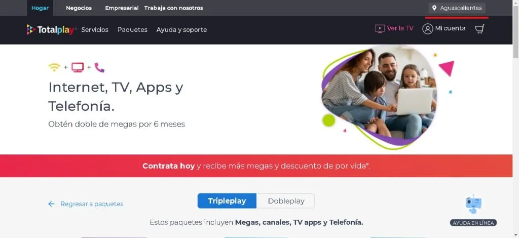 comprobar cobertura en web de totalplay