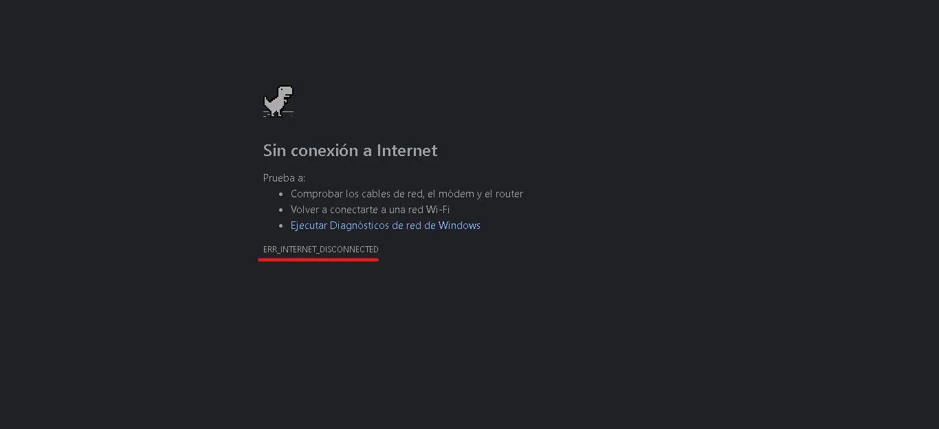 solución al error 