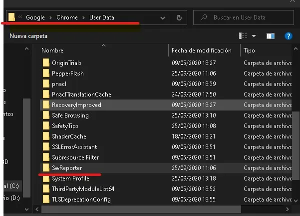 Eliminar definitivamente Google Software Reporter.