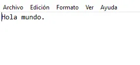 Archivo “prueba.txt”, el cual fue firmado digitalmente y abierto desde Autofirma. 