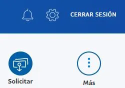 Página principal de PayPal cuando inicias sesión, el cual muestra el icono del engranaje.