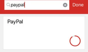 Ventana de la app LastPass Authenticator, el cual muestra el código de autenticación de dos pasos de PayPal para un usuario.