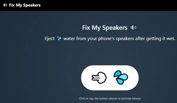 Página principal de Fix My Speakers.