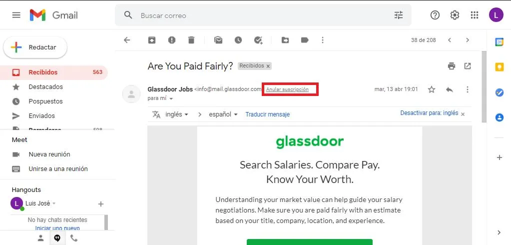 Cómo anular suscripción