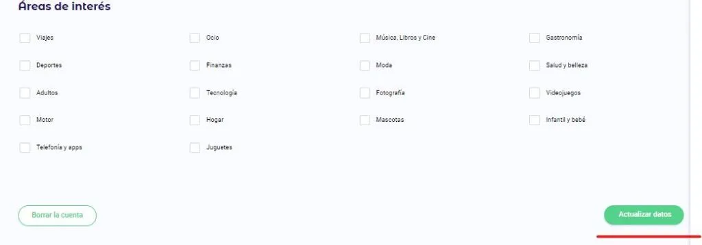 completar perfil de consupermiso.com