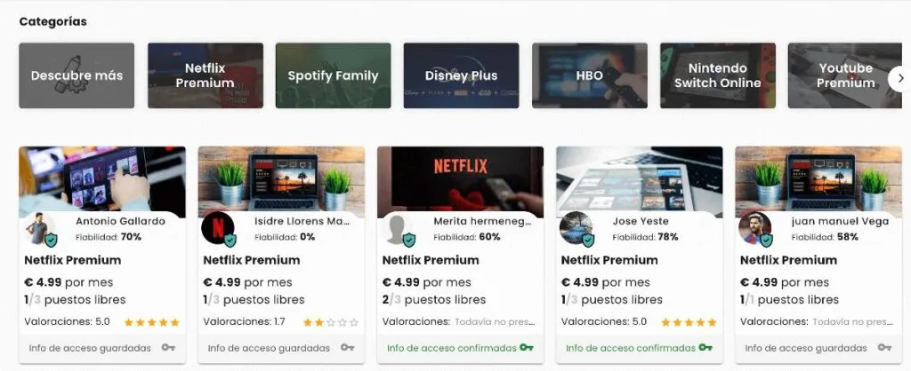 together price compartir suscripciones netflix, hbo, spotify